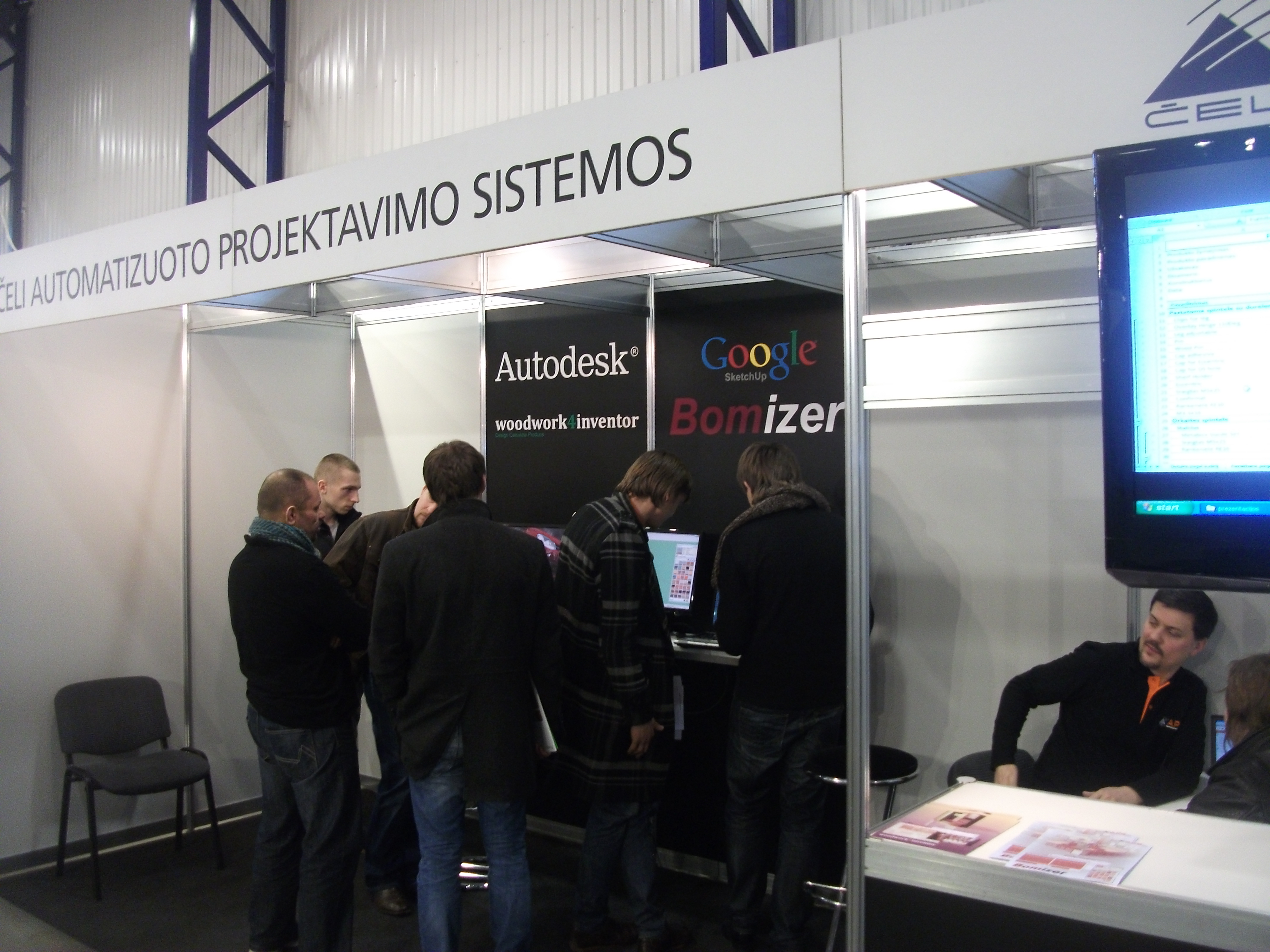 At exhibition in Lithuania 2012