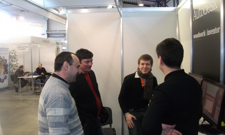 At exhibition in Lithuania 2012
